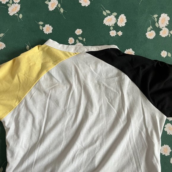 !!SOLD!! Shirt Bundle | Cutout Neckline Blouse + V Short Sleeve - Picture 9 of 9